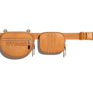 IVY PARK CROSSBODY BELT BAG YELLOW GOLD TAN BROWN BRAND NEW ADIDAS FANNY PURSE